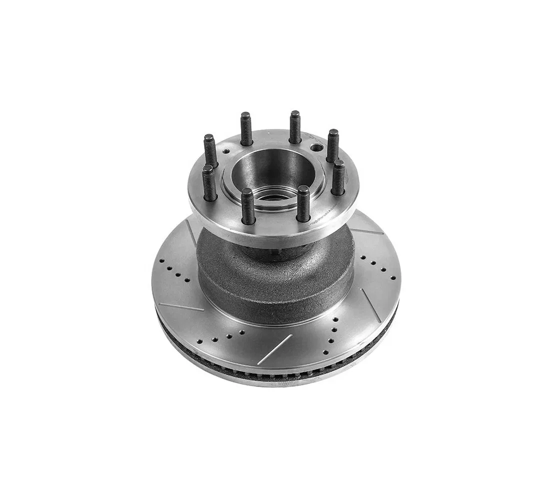AR82130XR – POWERSTOP Brake Rotor, Drilled And Slotted One Piece Design With Hat Wheel Bolt Pattern 8 x 165.1 Millime...